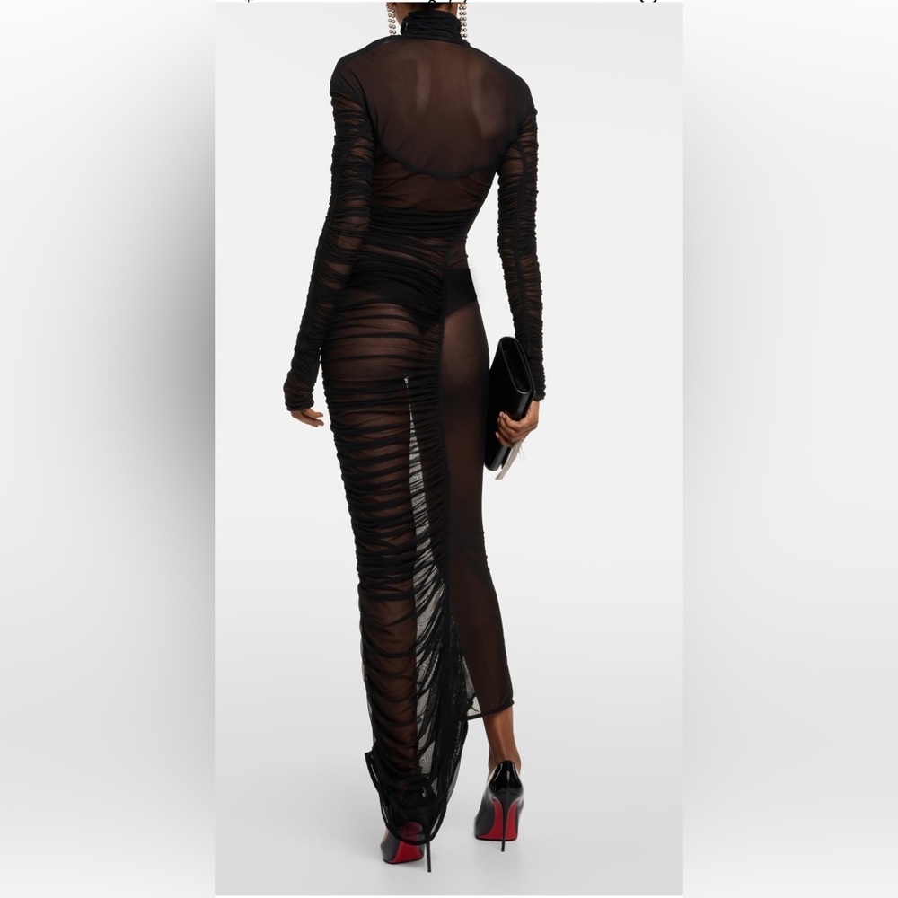 MUGLER
Long Sleeve Dress in Black